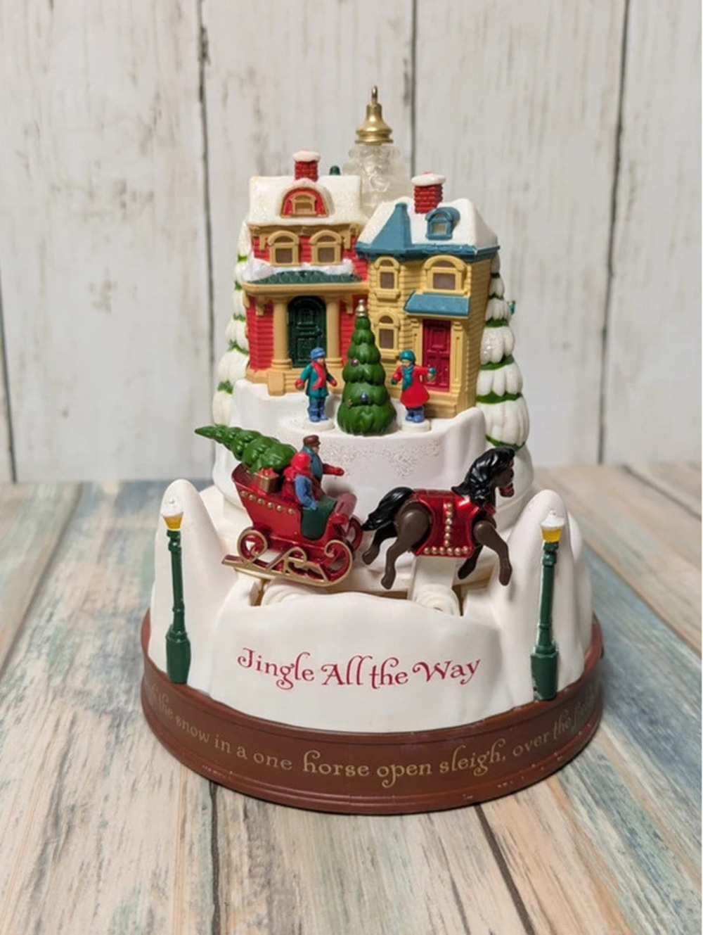 2017 Hallmark Jingle All the Way Magic Ornament Light Sound Motion QGO1062